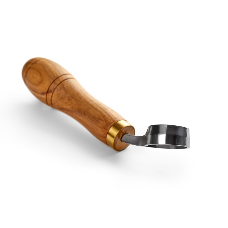 Wood Carving Scorp Knife. Round Carving Tool for Spoons, Bowls