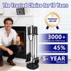 AMAGABELI GARDEN & HOME 5 Pieces Fireplace Tools Sets Wrought
