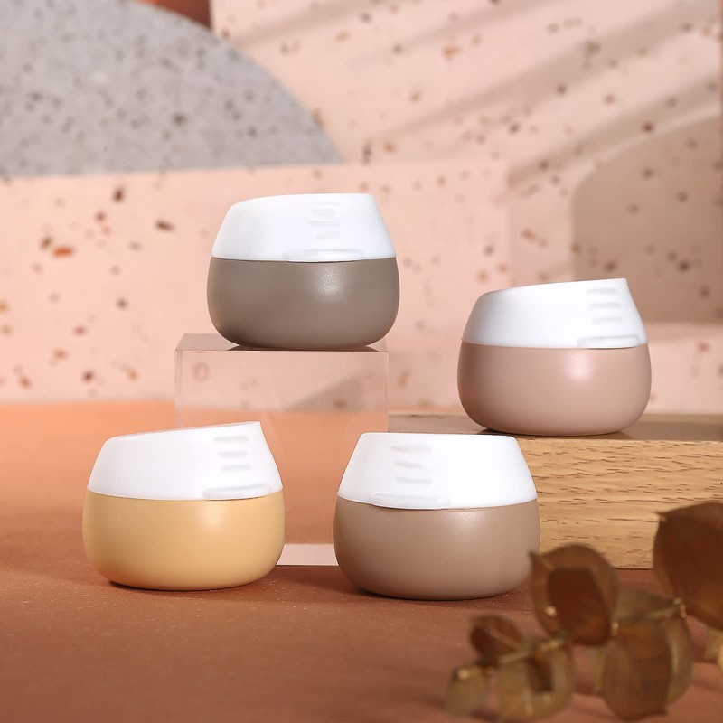 TSA Approved Travel Size Containers for Toiletries, Gemice Silicone Jars,