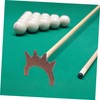 Mipcase Billiards Cue Rest Wooden Bridge Holder for Pool Table