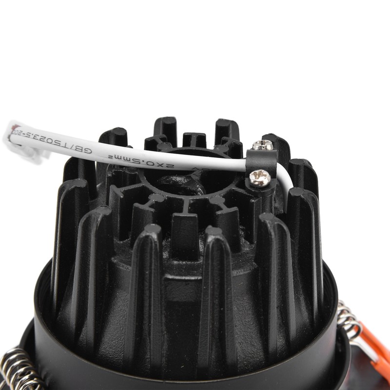 LED Downlight Aluminum Adjustable Angle Dustproof Ceiling Embedded Spotlight for