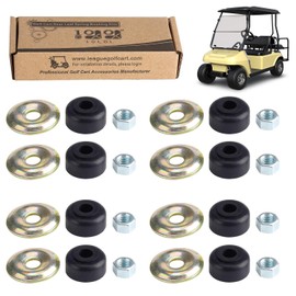 10L0L Golf Cart Shock Absorber Bushing Kit for Club Car DS Precedent 1982-Up and EZGO TXT Marathon 1989-Up, Replace OEM 1011415,1010142