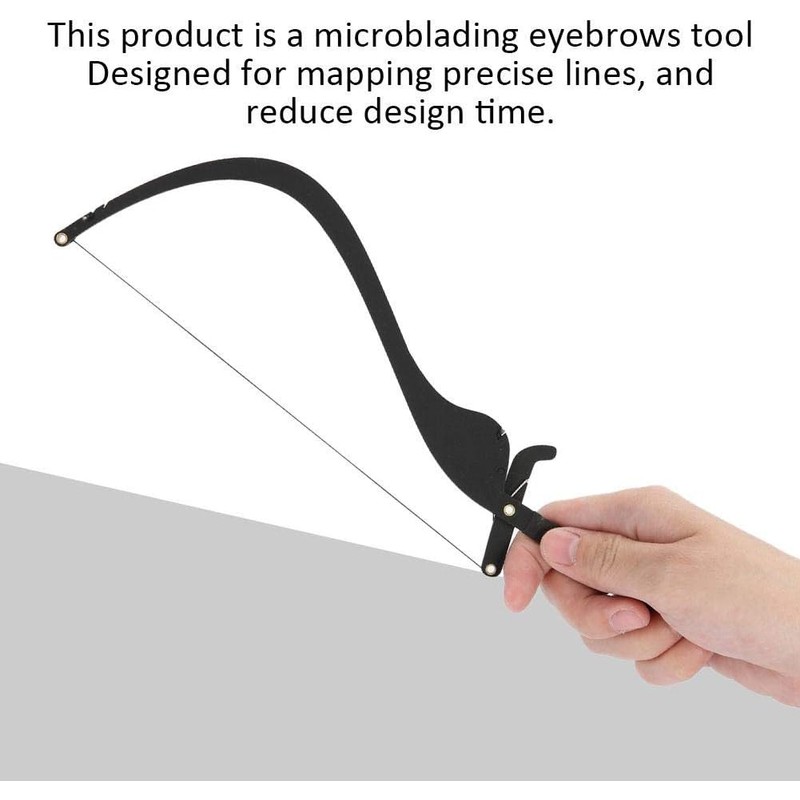 Nueva regla de marcador de línea Microblading, Eyebrow con 10pcs