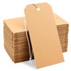 50 Pack Manila Shipping Tags with Elastic String Blank Labeling