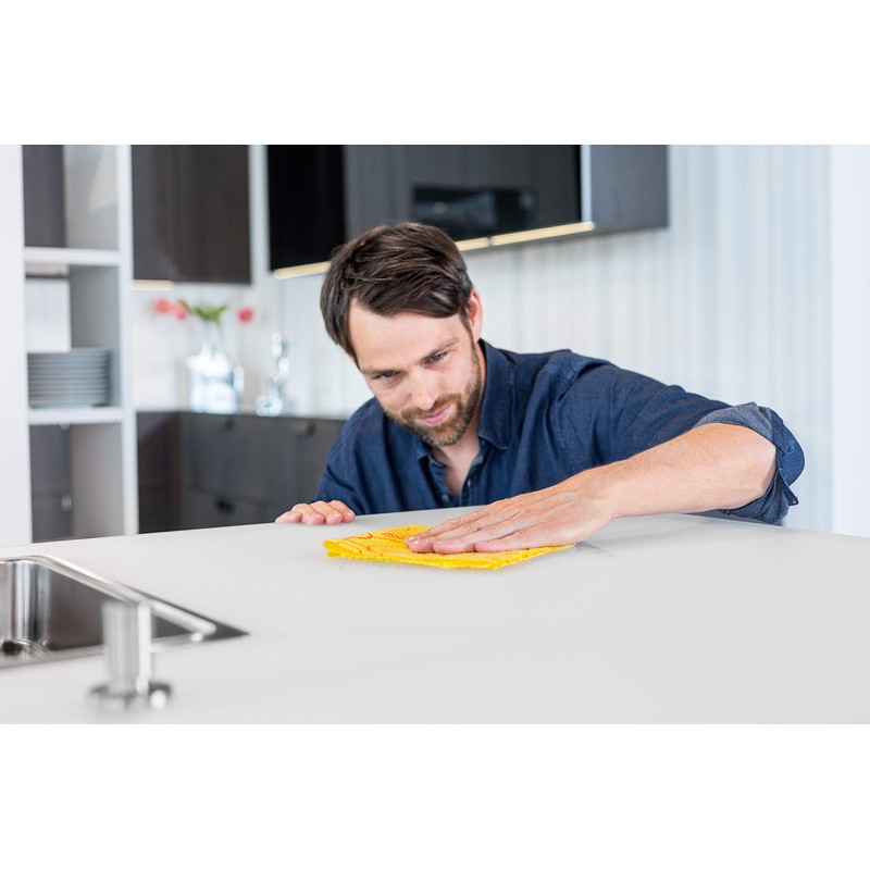 Vileda M00006580 Bar Towel, Polyester, yellow, 20 x 15 cm