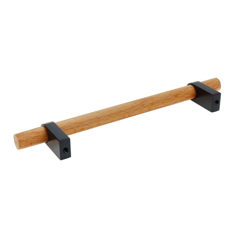 Mcredy Drawer Pulls Black 5.04" Hole Distance Wooden Drawer Pulls