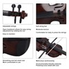Kids Violin Toy Instrument Realistic Looking Educational Simulation Miniature Violin