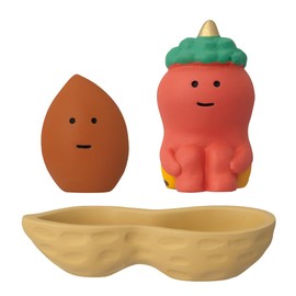 Decole ZFK-90656K Peanut Peanut, Approx. 2.4 x 1.0 x 1.3 inches (62 x 25 x 34 mm)