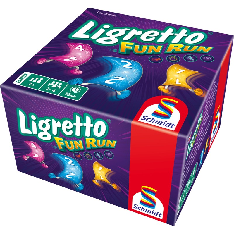 Schmidt Spiele 78710 Ligretto Fun Run, Family Card Game, Multi-Colour