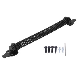 Self Closing Gate Door Spring Carbon Steel Electrophoresis Black Finish for Outdoor Villa Yard Fence