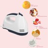 Hand Mixer Portable 7 Gears Lightweight White Stainless Steel Electric
