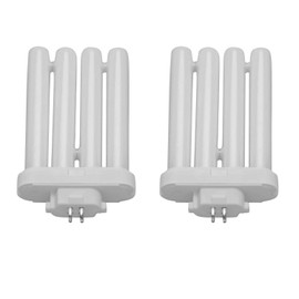 lumenivo FML Lamp 27 Watt 6500K Fluorescent Bulb Replacement FML 27W 6500K Bulb for 4 Prong Reading Lamp or Small Floor 4 Bulb Light – Plug in 65K CFL Grow Light – 4 Pin Daylight Bulb, 2 Pack