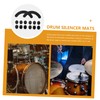 SUPVOX Moon Gels for Drums Drum Mute Pad drum silencer