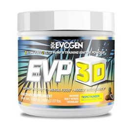 Evogen EVP-3D | Pre-entrenador, nitrato de arginina, citrulina, beta-alanina, libre de estimulante | Pech rings | 40 porciones