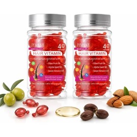 80 Cápsulas De Vitaminas Para El Cabello
