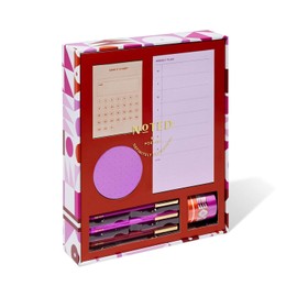 Noted by Post-it - Caja de regalo de notas impresas, juego de 5 piezas, colores cálidos, incluye notas adhesivas redondas, notas adhesivas para rastreador de hábitos, notas adhesivas semanales,