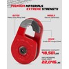 AMBULL Towing Winch Snatch Block, Separate Pulley Block, Multiple-Purpose G80