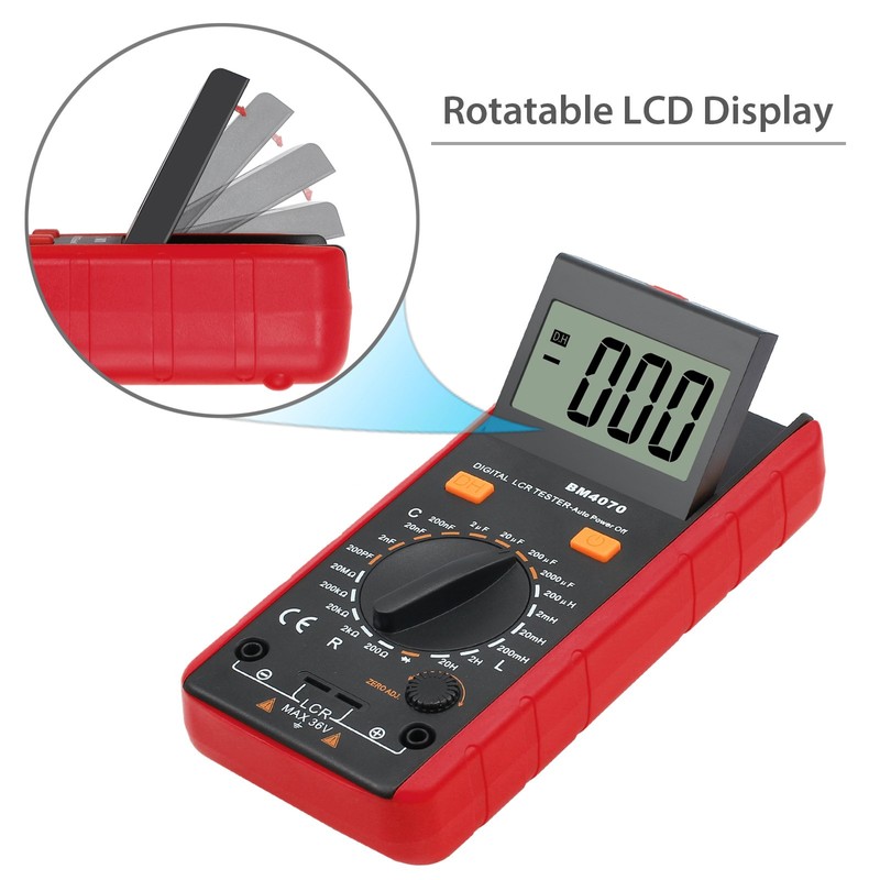 CAMWAY LCR Meter LCD Capacitance Inductance Resistance Tester Measuring Meter