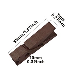 bociloy 100Pcs Mini Wooden Clips Clothespins, 1.4 Inch Natural Wood Craft Clips for Photos, Papers, Laundry, Clothes Line, Scrapbooking, DIY Arts & Crafts Projects, Multi-Color