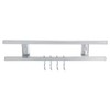 Wall Mounted Stainless Steel Magnetic Knife Holder Double Bar Kitchen