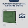 VON HEESEN Genuine Leather RFID Card Holder Made of Nappa