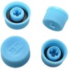 2Pcs AC System Valve Caps, R134a High and Low Pressure