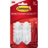 Command 17081ES Adhesive Strip Hooks,Medium Designer, Holds 3lbs, 2/PK, WE