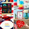 66 Pack Patriotic Stencils, 250 4th of July Stencils for