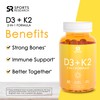 Sports Research Vegan Vitamin D3 + K2 Gummy Supplements -