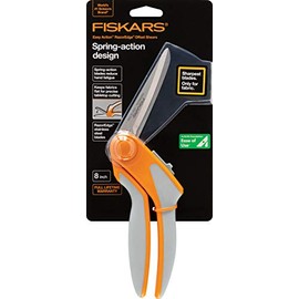 Fiskars 190850 8 Inch RazorEdge Easy Action Fabric Shears for Tabletop Cutting