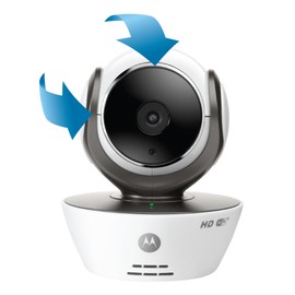 Motorola MBP853CONNECT Dual Mode Baby Monitor with 3.5-Inch LCD Parent Monitor and Wi-Fi Internet Viewing (Renewed)