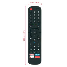 ERF2K60H Replaced Voice MIC Remote fit for Hisense Smart 4K TV 55H9G 65H9G 43H5670G 50H6570G 55H6570G 65H6570G 70H6570G 75H6570G 85H6570G 43H6510G 50H6510G 55H6510G 65H6510G 75H6510G 85H6510G 43H78G