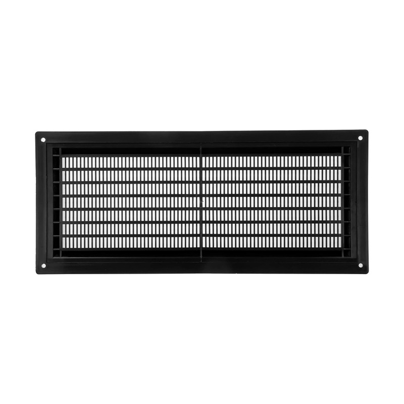 Vent Systems 3" x 10" Inch (Opening) Black Plastic Air