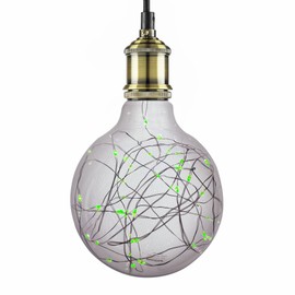 Sunlite 81187-SU LED G40 Globe Fairy Bulb String-Light Decorative Lightbulb, 1 Pack, Green