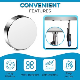 50 pcs (8x2mm) LIDOUK N38 neodymium strong magnets cylindrical refrigerator magnets rare earth disk magnets, suitable for art, photo frames, crafts, hobbies, whiteboards, homes, and offices