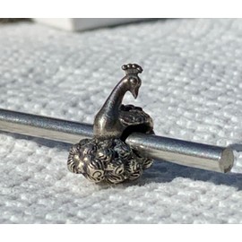 Faerybeads Beautiful Faerybeads Peacock Silver Bead Charm HTF! *SOLD SEPARATELY*