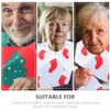 Ciieeo Christmas Themed Adult Bibs for Eating Washable Elderly Dinning