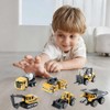 VorPrillynt Camion di Costruzione Set, 6 Pezzi Mini Camion Giocattolo
