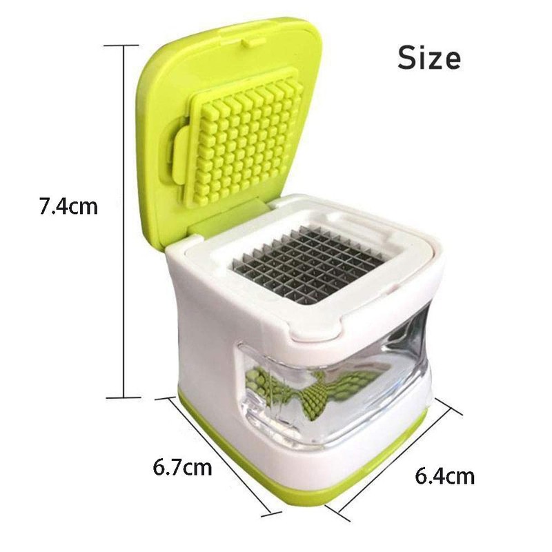 SagaSave 1Pcs Stainless Steel Ginger Garlic Press and Cutter Mincer