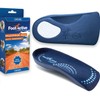 Footlogics Unisex Casual 3/4 Length Orthotic Insoles, Large