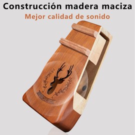MITEGELO Piano de pulgar de 17 teclas, mini kalimba con martillo de afinar, instrucciones de aprendizaje, adecuado como regalo de Navidad, regalo de cumpleaños, para niños，principiantes.(Azul）
