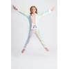 BTween Hooded Kangaroo Pocket Unicorn Onesie PJs for Girls with