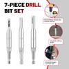 LALAGO Hinge Drill Bit Set, 8 Pieces Self-Centring Drills, Self-Centring