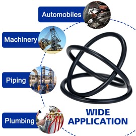 826 Pieces O Ring Kit, SAE & Metric Sizes, Nitrile-70A, Rubber Seals O Rings & 4 Pieces Orings Remover Tools in a Storage Case, for Faucet, Plumbing, Automotive (Red & Blue Case)