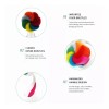 Sr Oferton Cepillo Facial Exfoliante Colorido Colores Con Base Manual
