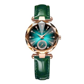 Women's Wristwatch, Slim, Wristwatch, Stylish, Waterproof, green, Elegant