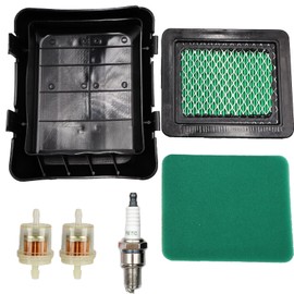 LIZAPUS TB240 Air Filter cover Compatible with Troy Bilt TB240 Lawn Mower 160cc 12AVB2AQ711 21" Carb Spark plug