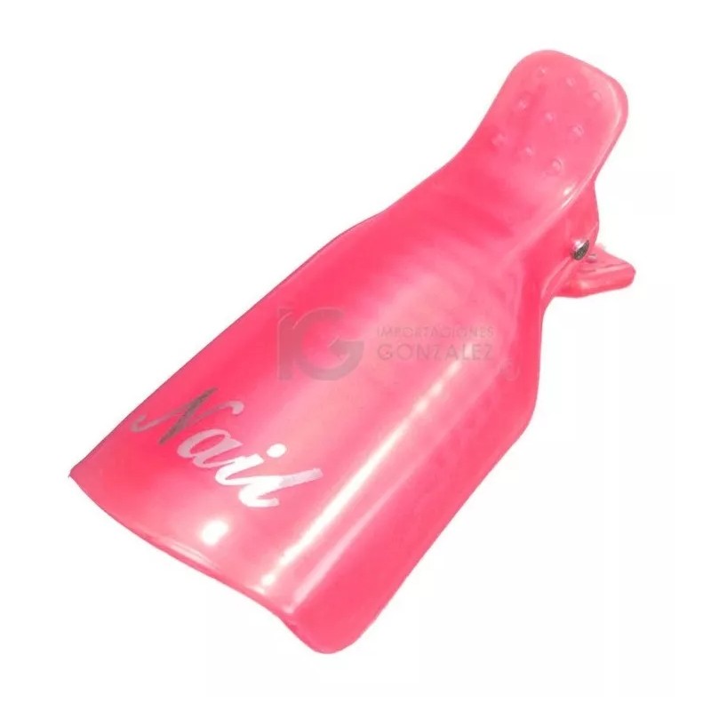 Nail Pinzas Plásticas Retiradoras De Acrílico O Gelish 10 Piezas