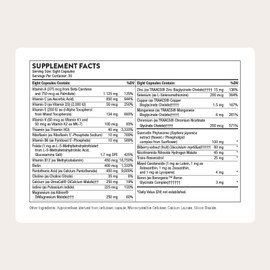 THORNE - Advanced Nutrients - Multivitamin & Mineral Supplement with Nicotinamide Riboside & Resveratrol - Foundational Support, Healthy Aging & Eye Health* - 30 Servings