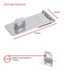 Sterling EHS115 115mm Hasp and Staple , Grey
